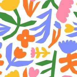 playful pops floral cutouts lolly