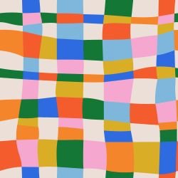 playful pops rectangle distortion candy