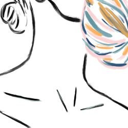 posing and patterns ethereal contours black multi