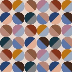 retro modern orbs chime multi