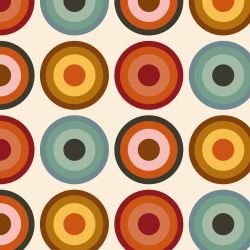 retro modern pearl bold multi