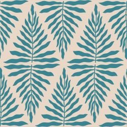 retrogroove diamond fern blue