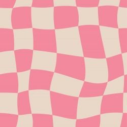 retrogroove illusion checks pink
