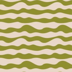 retrogroove wavy lines green