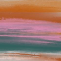 serene brushwork colour fusion landscape grey close up