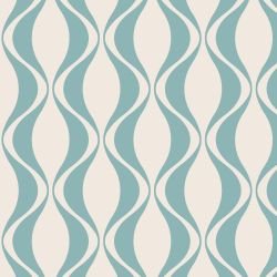 retro modern transition blue cream