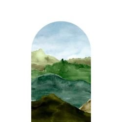 the arch edit artwork arc small painted stillness green