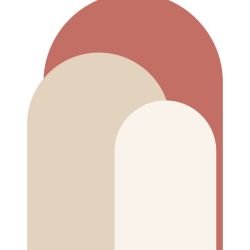 the arch edit three arch overlay creme eggshell blush