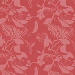 tide and bloom garden silhouette light red