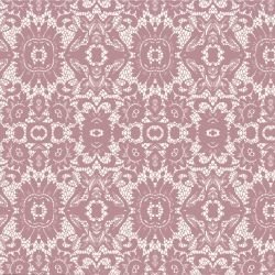 lace crochet lace mauve eggshell