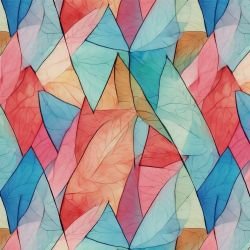 tinted garden patchwork bloom red blue