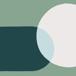 wallscapes sun pop green