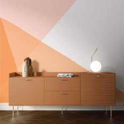 wallscapes concept light shatter peach orange