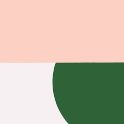 wallscapes hiding curve peach green 