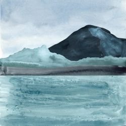 waves of earth twilight tides blues 