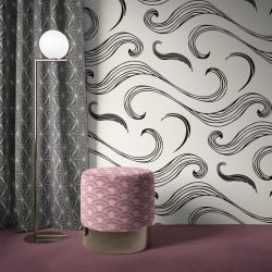 whispering kimono concept upholstery  wallpaper  curtain