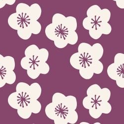 whispering kimono momo flora orchid eggshell reverse